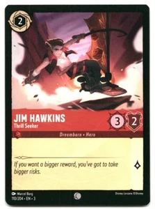 2023 Disney Lorcana Trading Card Into The Inklands Jim Hawkins #110 - Picture 1 of 2