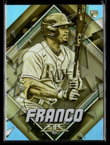 Wander Franco RC - 2022 Topps Fire Gold Minted Rookie #128 Tampa Bay Rays - Picture 1 of 2
