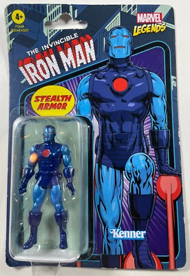Marvel Legends Retro Hasbro Kenner 3.75" Stealth Armor Iron Man - Nuevo Foto 1 de 4
