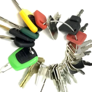 34 Baggeranlage Baggerschlüssel Hauptsatz Bobcat JCB Catarpillar Volvo - Picture 1 of 11