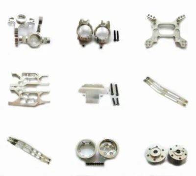 Aluminum metal Upgrade Parts fit For Axial Yeti Rock Racer 90026 1:10 Car Silver - Image 1 of 4