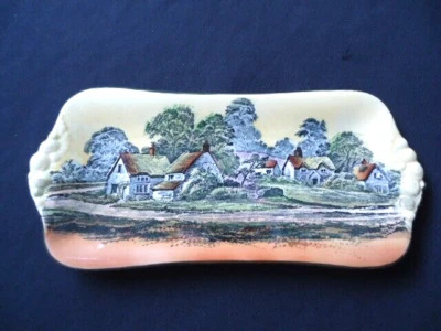 vintage royal doulton country cottage rectangle sandwich tray platter plate - Image 1 of 4