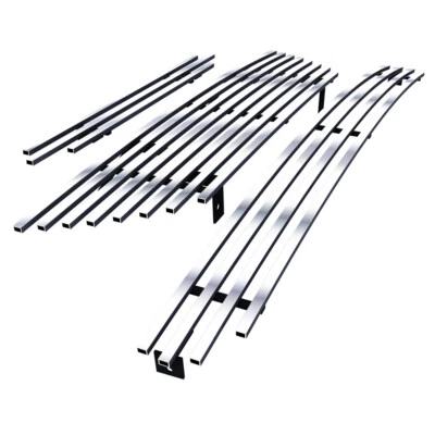 Fits 1999-2004 Ford Mustang V6 Stainless Chrome Billet Grille Insert Combo - Image 1 of 4