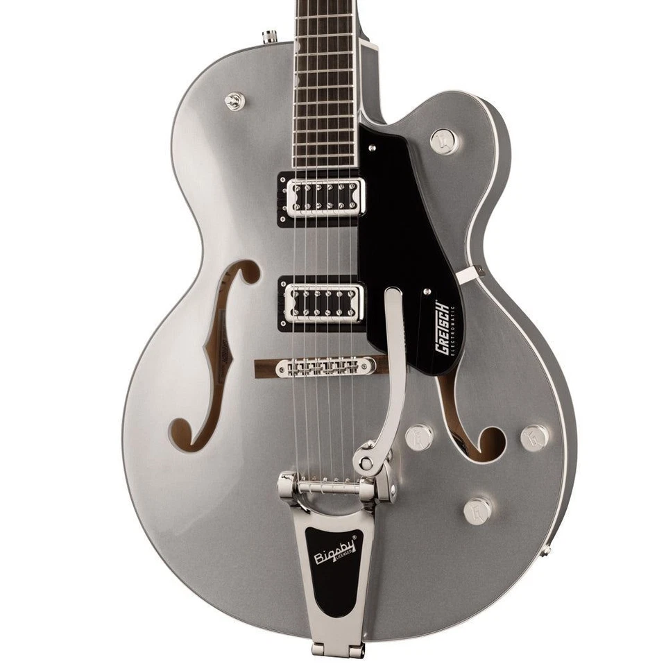 Gretsch G5420T Cuerpo Hueco Electromático Corte Único - Aerolínea Plateado Foto 1 de 4