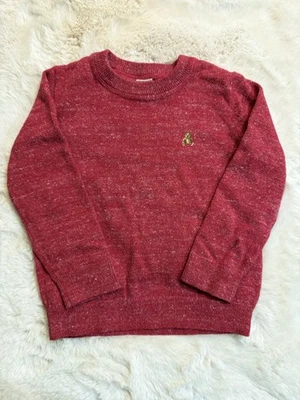 Toddler Boys GAP Sz 4 Red Crewneck Sweater Soft, classic, holiday sweater - Image 1 of 4