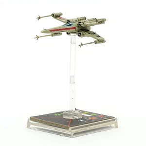 Star Wars T-65 X Wing Loose Ship & Stand Red Stripe X-Wing Miniatures Game (A) - Picture 1 of 5