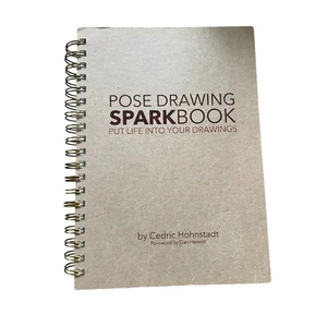 Pose Drawing Sparkbook Art Notebook Ring-Bound drawing prompts Gift Idea - Picture 1 of 15