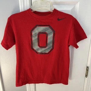 YOUTH KIDS Nike Ohio State Buckeyes Warp Speed Lines Logo T-Shirt - Picture 1 of 4