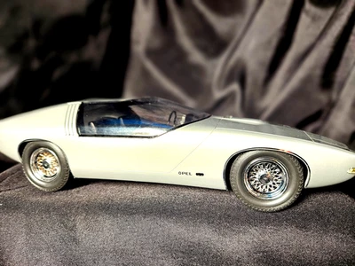 RARE BOS Models Opel CD Concept 1969 Silver 1:18 Scale Inv. #0712 - Image 1 of 4