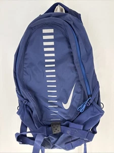 Zaino da corsa Nike unisex ingegnerizzato ultra leggero riflettente - nero e blu - Foto 1 di 2