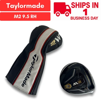 TaylorMade M2 9.5 Driver Head Only RH With Head Cover USED FAST SHIP - Image 1 of 4
