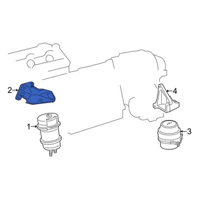 For Lexus IS300 2016-2024 Lexus 1231131050 Front Right Engine Mount Bracket Foto 1 de 4