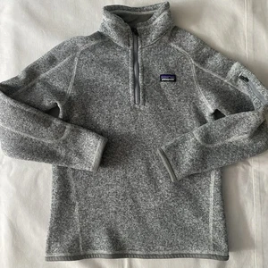 Patagonia Girls Better Sweater Quarter Zip Pullover Sweatshirt 12 - Picture 1 of 8
