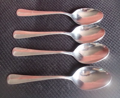 4 cucharas de sopa/colocar ovaladas de acero inoxidable International Silver GRAN ROYALE DE 6 Foto 1 de 2