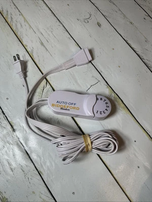 Biddeford Electric Blanket Control TC13BA 130 Watts White 4 Prong Dial Auto Off - Image 1 of 4