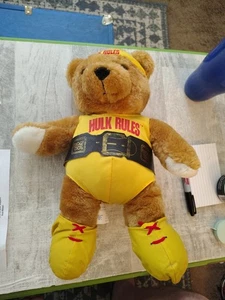 1989 WWF Hulk Rules Hulkster Hulk Hogan Complete Plush - Picture 1 of 24