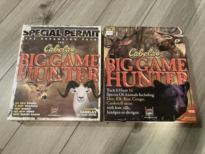 Cabela's Big Game Hunter & Special Permit Expansion Pack - Win 95 - New Sealed - Picture 1 of 7