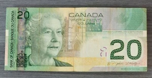 2004 Bank Of Canada Banknote $20 Twenty Dollar Old Paper Money #EZP5454233 - Picture 1 of 4