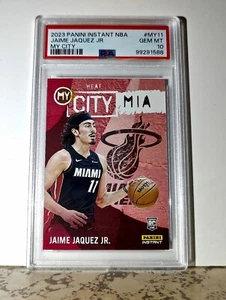 Jaime Jaquez Jr. 2023 Panini MyCity Rookie NBA #MY-11 Basketball Card PSA 10 Gem - Picture 1 of 2