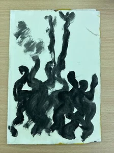 Purvis Young “Life Cycle ” Dancers - Picture 1 of 6