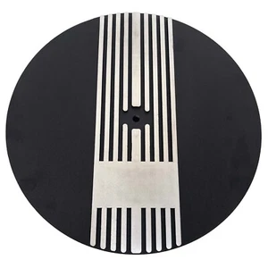 13" Round Custom Air Cleaner Lid Kit - Narrow Fins, Black - Ansen USA - Imagen 1 de 6