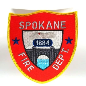 Parche de colección del Departamento de Bomberos de Spokane Washington WA Monroe Street Bridge - Imagen 1 de 3