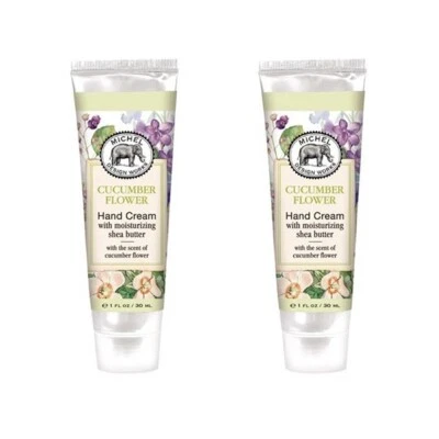 Michel Design Works Flor de Pepino Floral 1 Onza Tubo Crema de Manos Juego de Dos Foto 1 de 3