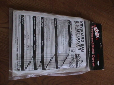 KACES KDC5 MUSICAL INSTRUMENT 49-KEY KEYBOARD DUST COVER - SMALL - NEW!!! - Image 1 of 3