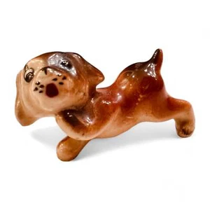 Vintage 1950s Japanese Porcelain Puppy Figurine - Picture 1 of 8