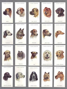 CIGARETTE CARDS.John Player Tobacco.DOGS HEADS by Biegel.(1939)(Full Set of 50). - Picture 1 of 1