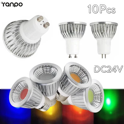 DC 24V 6W 9W 12W COB LED Spotlight Bulbs Mr16Bulbs Warm White24v For Living - Image 1 of 4