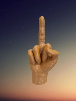 dedo medio, mano independiente realista, contenido para adultos, NSFW, olvídate regalo Foto 1 de 2