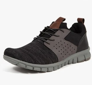 Deer Stags Men’s Betts Men's Shoes Black and Grey NIB Size 9 - Imagen 1 de 2