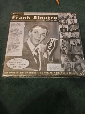 Frank sinatra friends greatest radio shows old time bonus insert book & 60 Tapes - Image 1 of 4