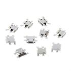 10 Pcs Micro USB Type B 5 Pin Female Socket Connector For Tablet Phone Charging