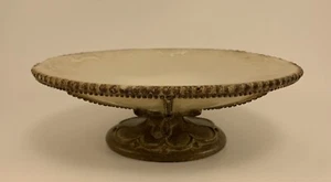 Croscill Romanza Soap Dish Hand Painted - Damaged - Picture 1 of 14