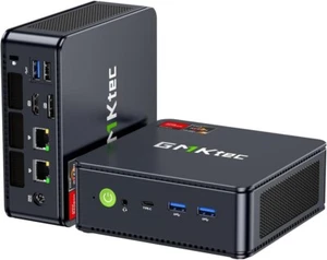 GMKtec M6 Gaming PC Mini AMD Ryzen 5 6600H(Max 4.5GHz) Dual NIC LAN 2.5G DDR5 Du - Picture 1 of 9