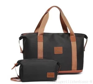 2 Pieces Underseat Travel Duffel Bag Airline Approved Gym Bag for Women Waterpro - Picture 1 of 6