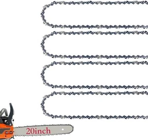 4 Pack 20 Inch Chainsaw Chain 72 Drive Links .050" Gauge 3/8" Pitch, Replacement - Picture 1 of 7