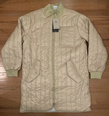 Women’s Nike Sportswear Therma-FIT Tech Pack Long Jacket, Beige Sz M, DQ7745-718 - Image 1 of 4