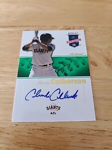 2008 TriStar PROjections #282 Charlie Culberson Rookie Autograph Giants /50 $$$