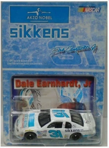 NASCAR ACTION Dale Earnhardt Jr #31 Sikkens White 1997 Diecast 1:64 Stock Car - Picture 1 of 3