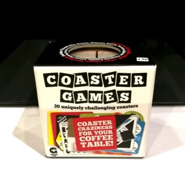 Ginger Fox - COASTER GAMES - 30 Double Sided Coasters -Trivia Puzzles Challenges - Image 1 of 4