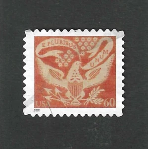 U.S.  Stamp - Scott # 3646 -- 2002 -- 60¢ -- Coverlet Eagle - Picture 1 of 1