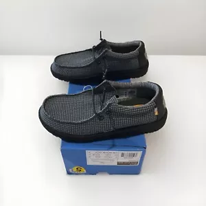 Hey Dude Wally Charcoal Sport Mesh Size 5 - Picture 1 of 6