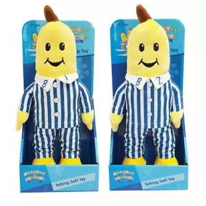 Set of 2 B1 & B2 Bananas in Pyjamas Classic Talking Plush 30cm - Picture 1 of 3