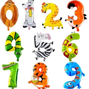16 32 40 Inch Numbers Foil Balloons Party Decorations Special Colors and Styles - Picture 1 of 21