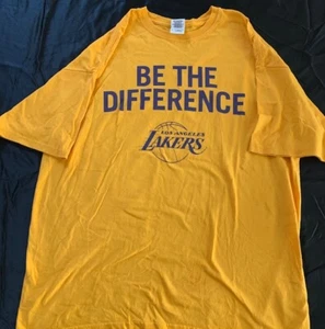 *NWOT* SGA LOS ANGELES LAKERS BE THE DIFFERENCE 2012 PLAYOFFS T-SHIRT XL - Picture 1 of 5