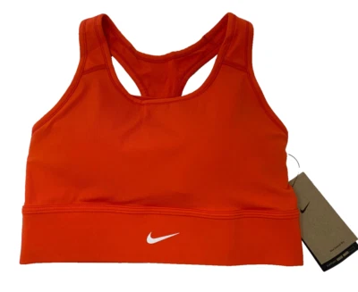 NEW! NIKE Women's [M] Padded Med. Support Sports/Yoga/Gym Bra, Chile Red, CZ4496 - Image 1 of 2