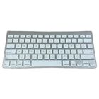 Apple A1314 Wireless Keyboard Mc184ll/A White Keys Aluminum Metal Base 2 Aa